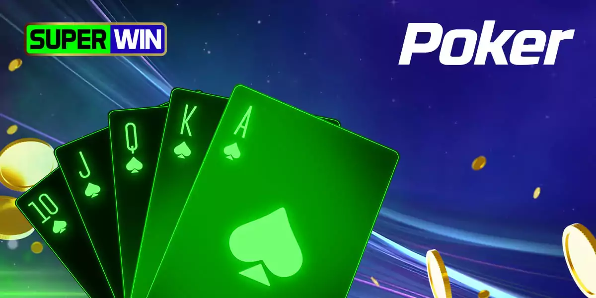 How to start playing poker online at SuperWin online casino site