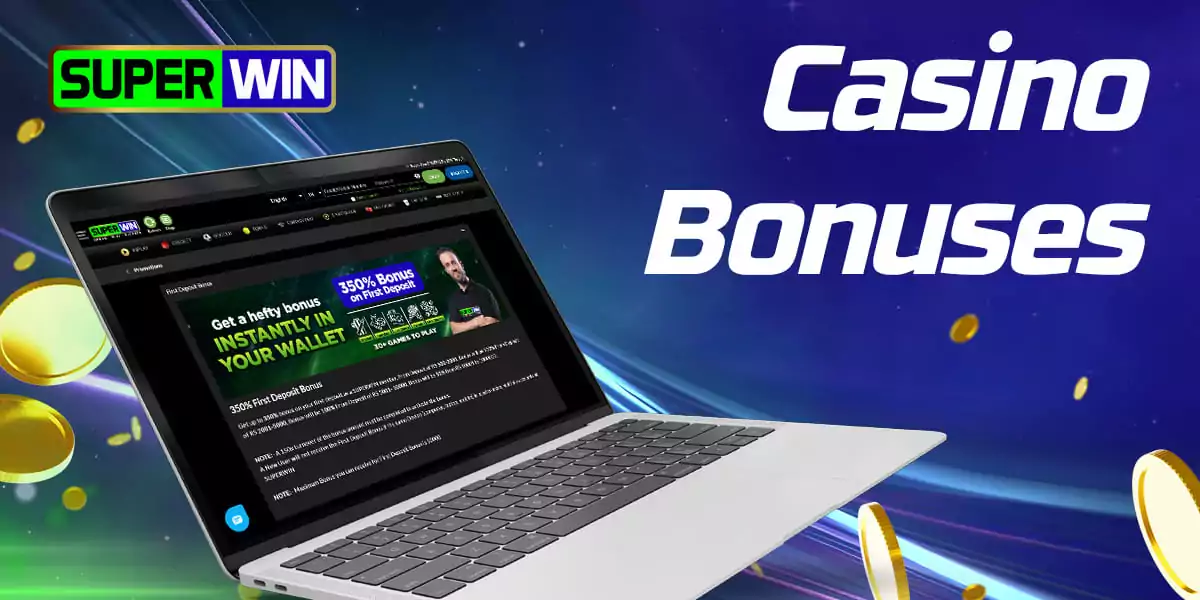 List of bonuses available to Indian users at SuperWin